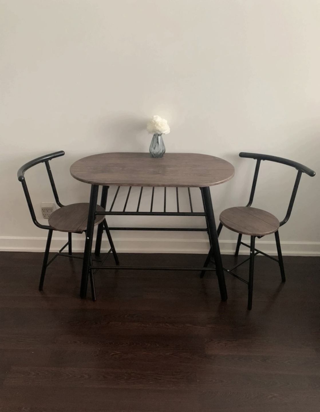 Small Kitchen Table Set with Two Chairs