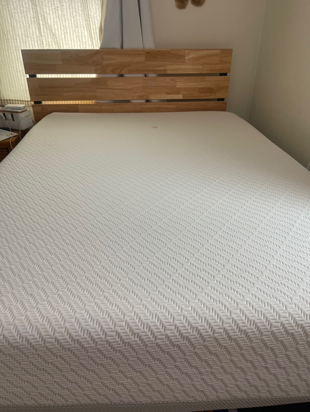 full size- Mattress with Wooden Frame