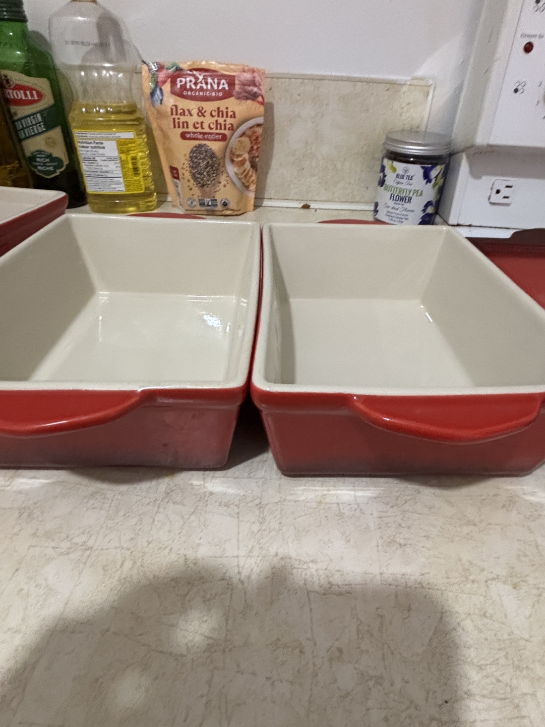 Red Ceramic Baking Dish Set - photo 4