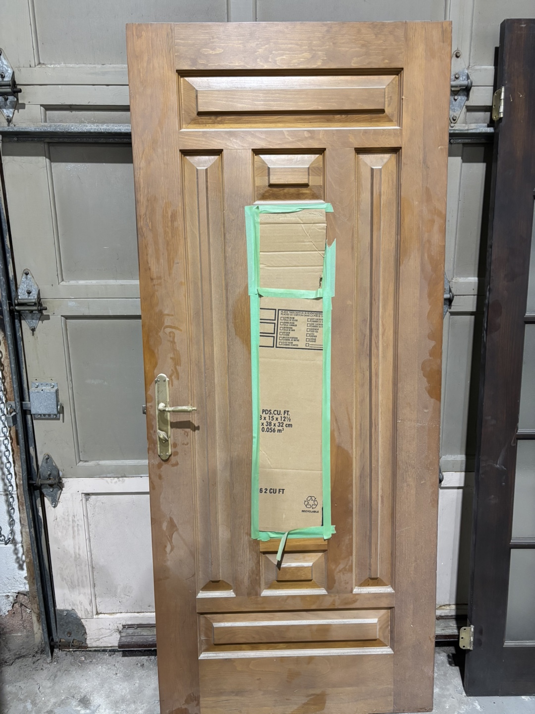 Solid wood interior door