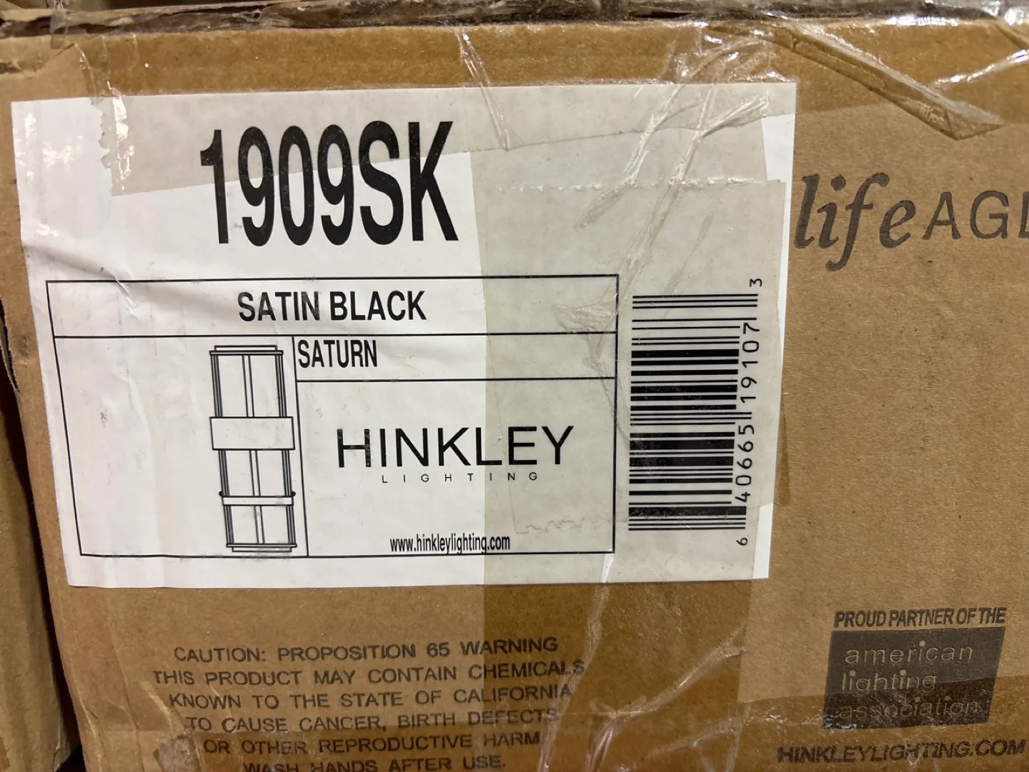 Hinkley Lighting Saturn 1909SK Outdoor Wall Light - Satin Black image indicator(2)