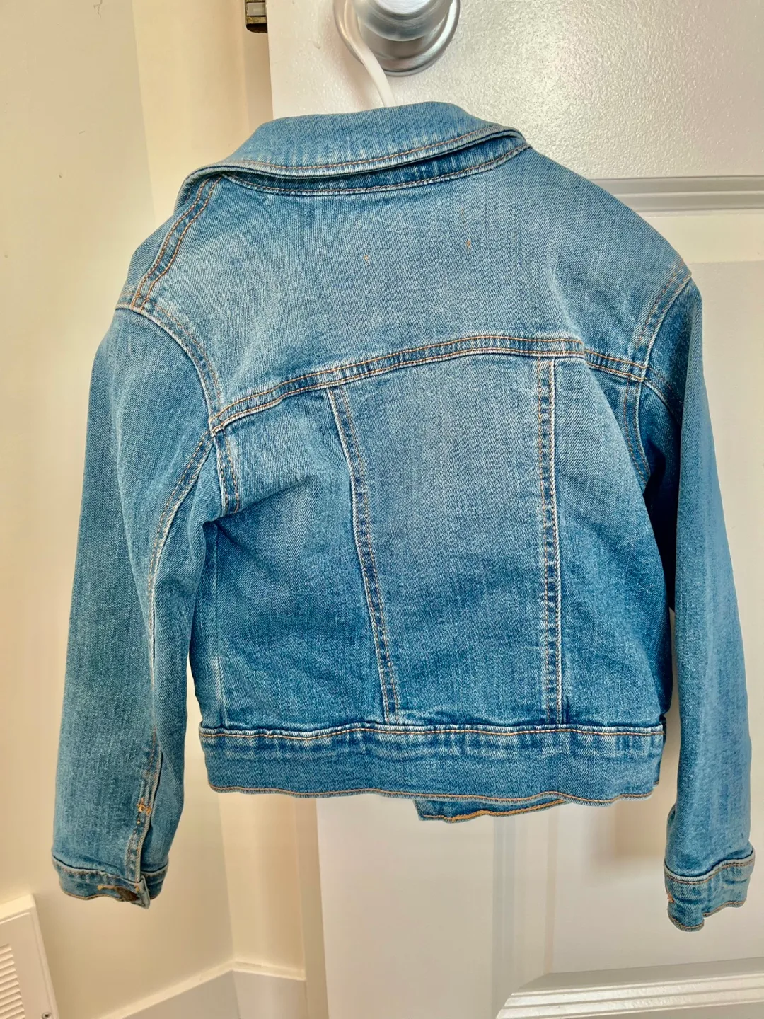 Old Navy Toddler Denim Jacket Size XS/TP (5) image indicator(2)