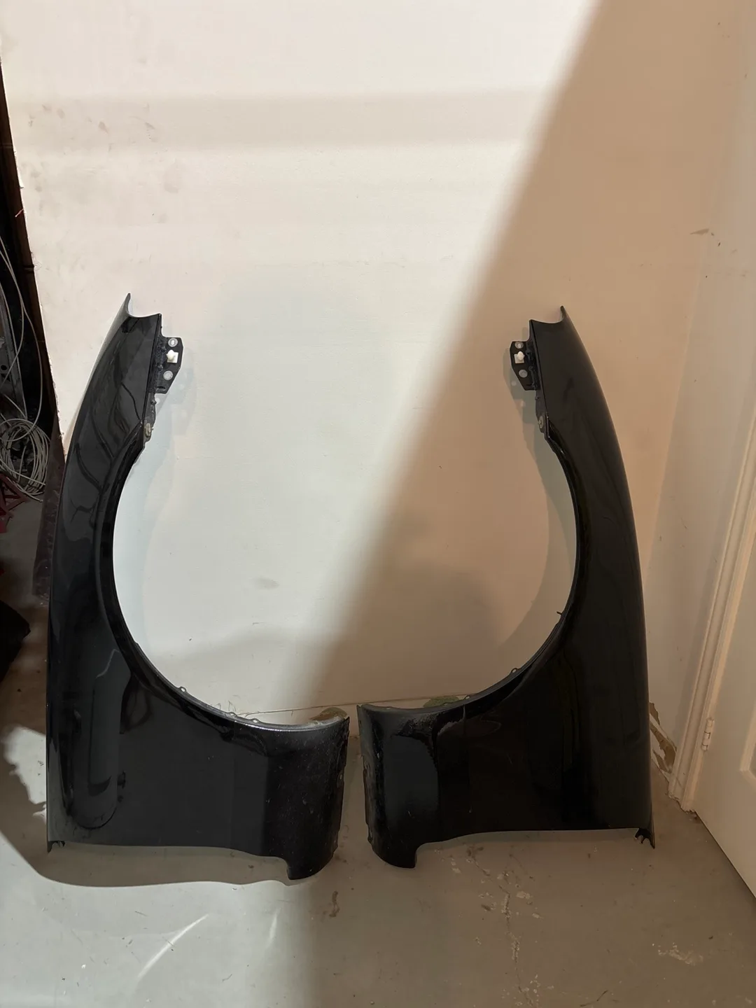 Pair of Black Car Fender Flares image indicator(2)