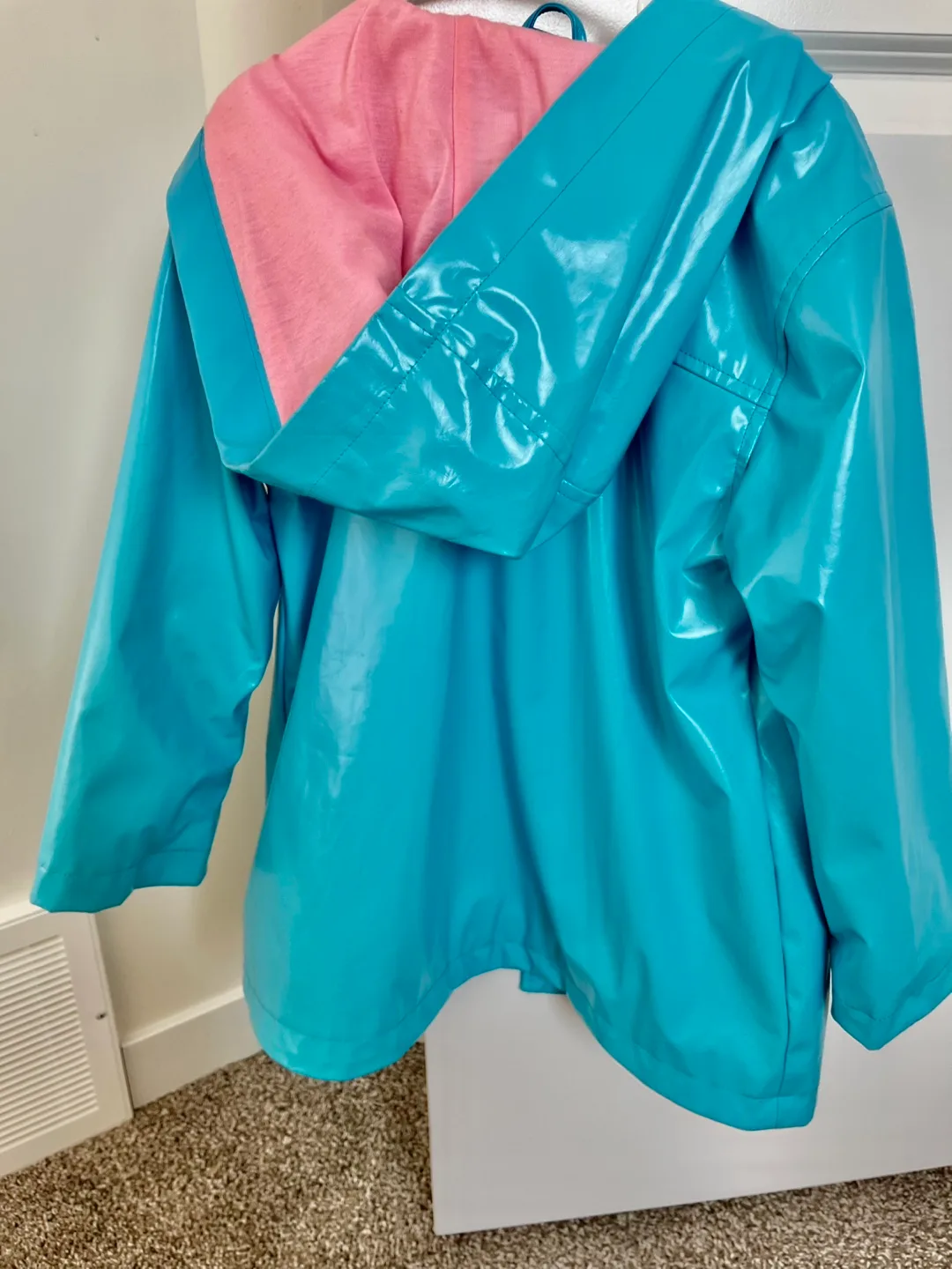 Girls' Size 6 Disney Frozen Elsa Raincoat image indicator(4)