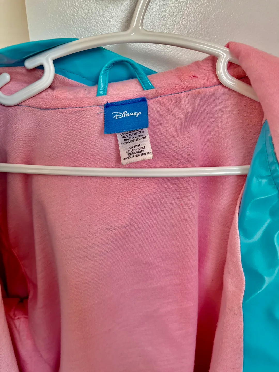 Girls' Size 6 Disney Frozen Elsa Raincoat image indicator(2)