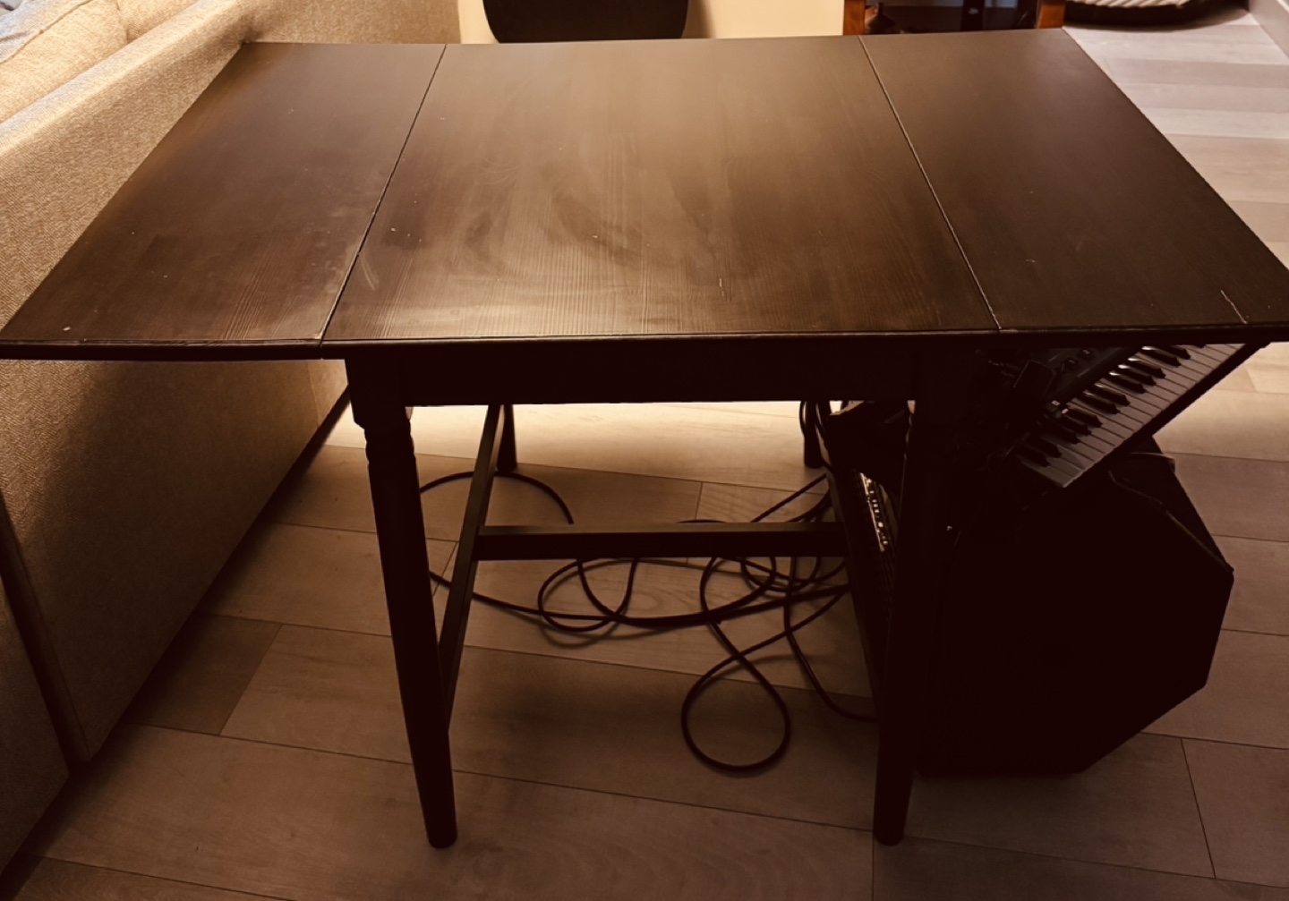 IKEA Drop-Leaf Table - Dark Brown - photo 4
