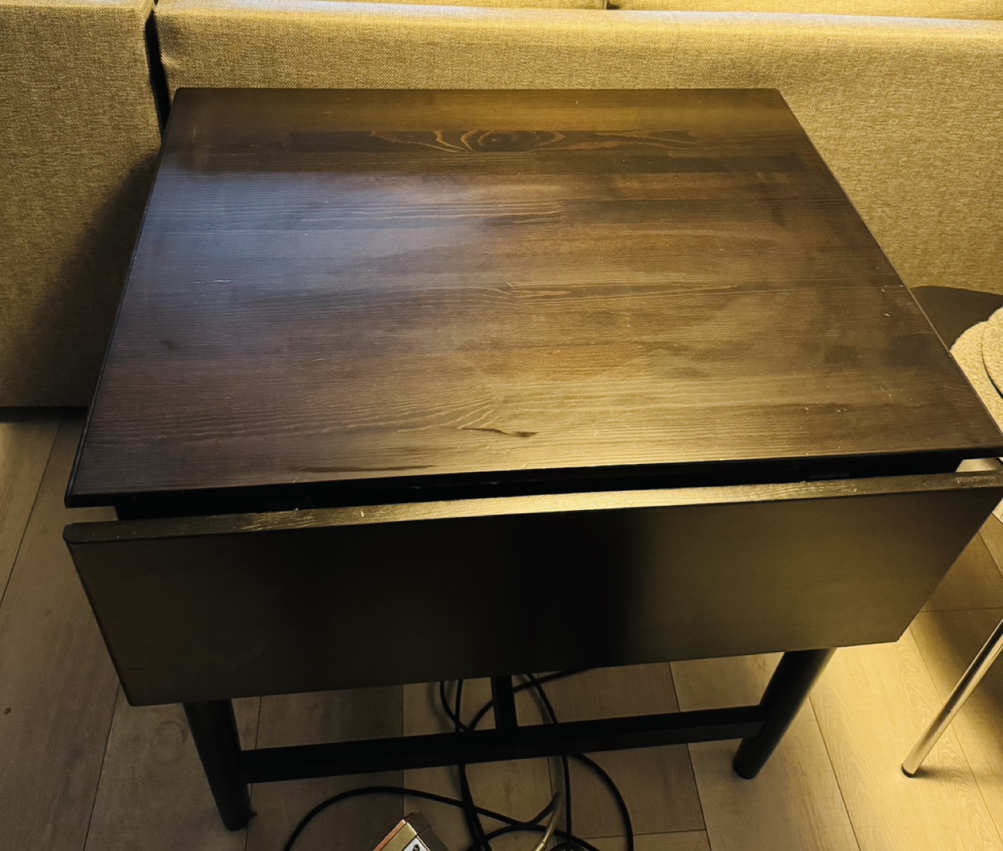 IKEA Drop-Leaf Table - Dark Brown - photo 2