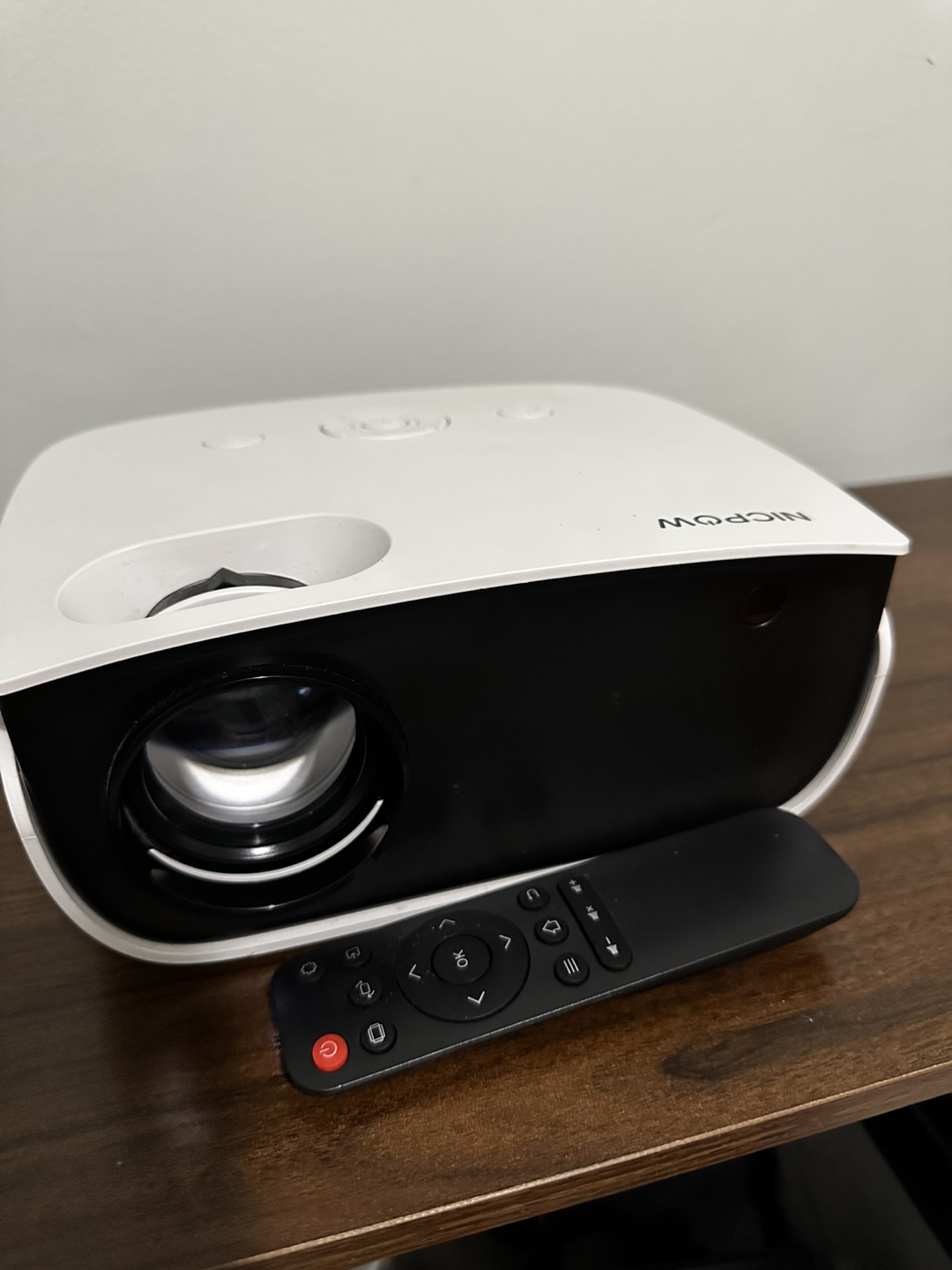 NICPOW Mini Projector with Remote