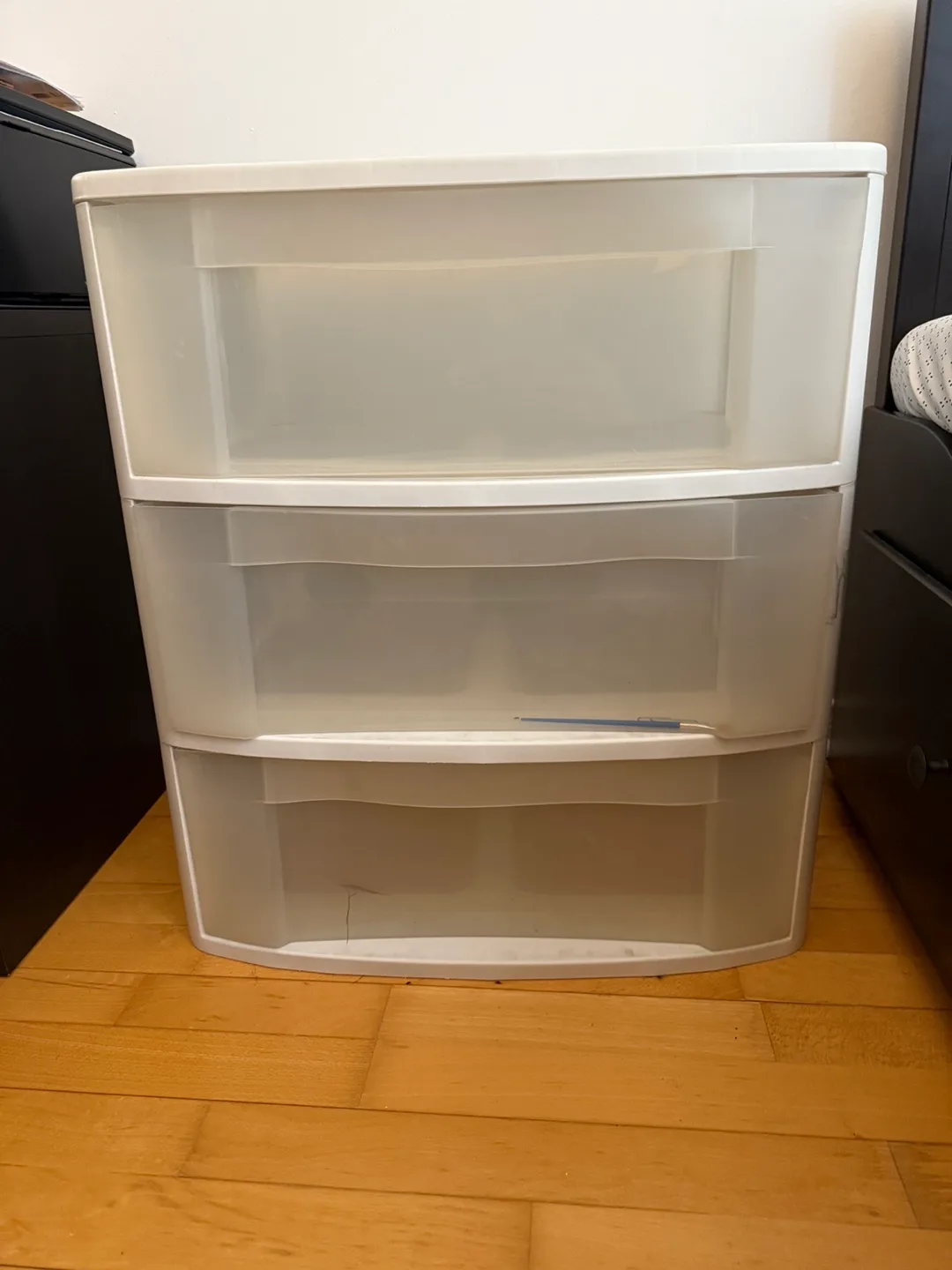3-Drawer Sterilite Plastic Storage Unit thumbnail