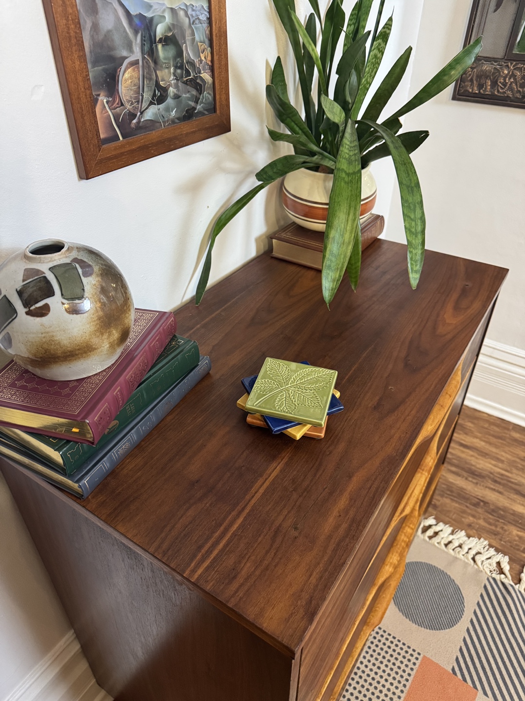 Mid-Century Modern Four-Drawer Dresser - photo 4