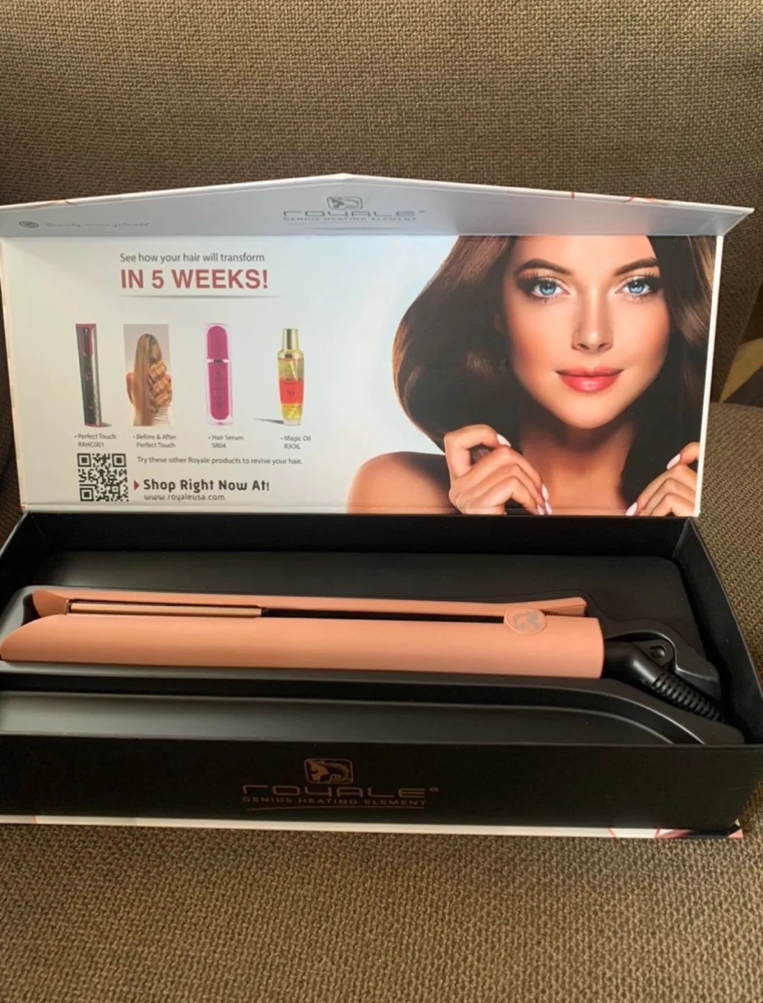 Royale Gladiator Hair Straightener - Rose Gold image indicator(2)