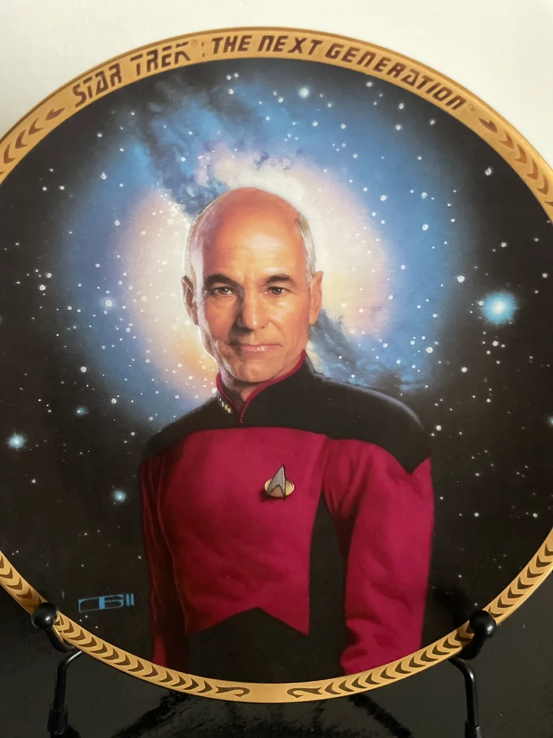 Star Trek: TNG Captain Jean-Luc Picard Commemorative Plate image indicator(3)