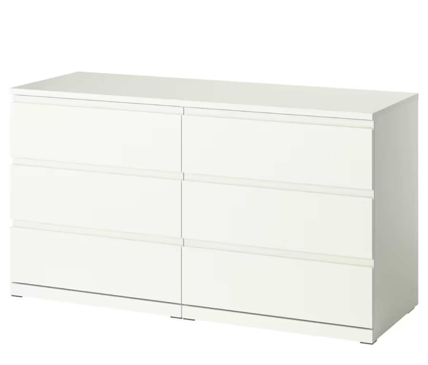 IKEA MALM 6-drawer dresser, white - photo 2