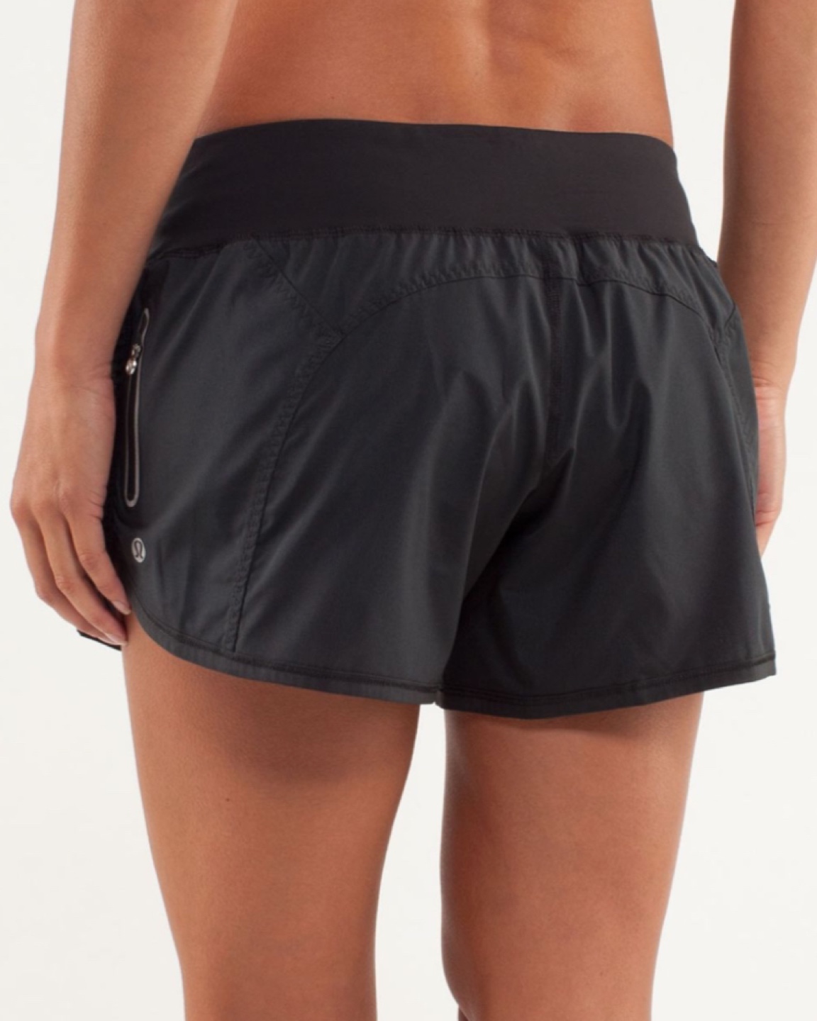 Lululemon Black Run Speed Short size 6