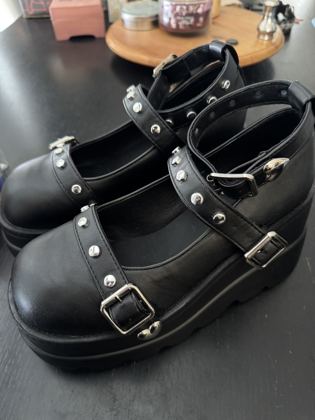 Goth Platform Mary Janes