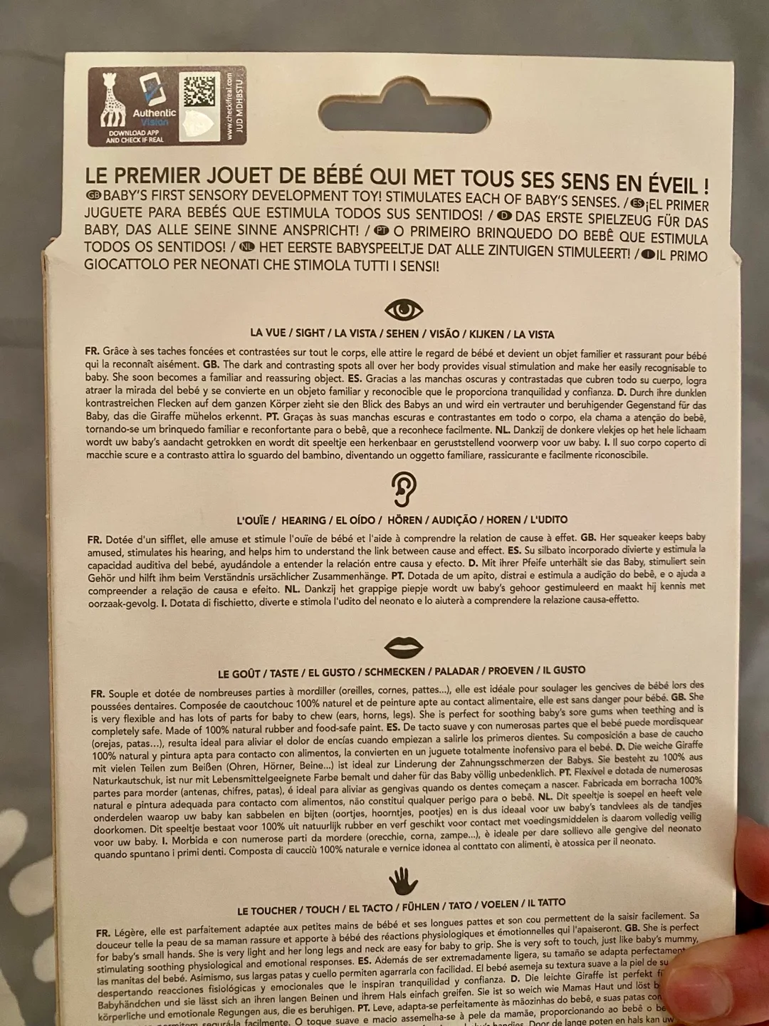 Sophie la girafe Baby Teether image indicator(3)