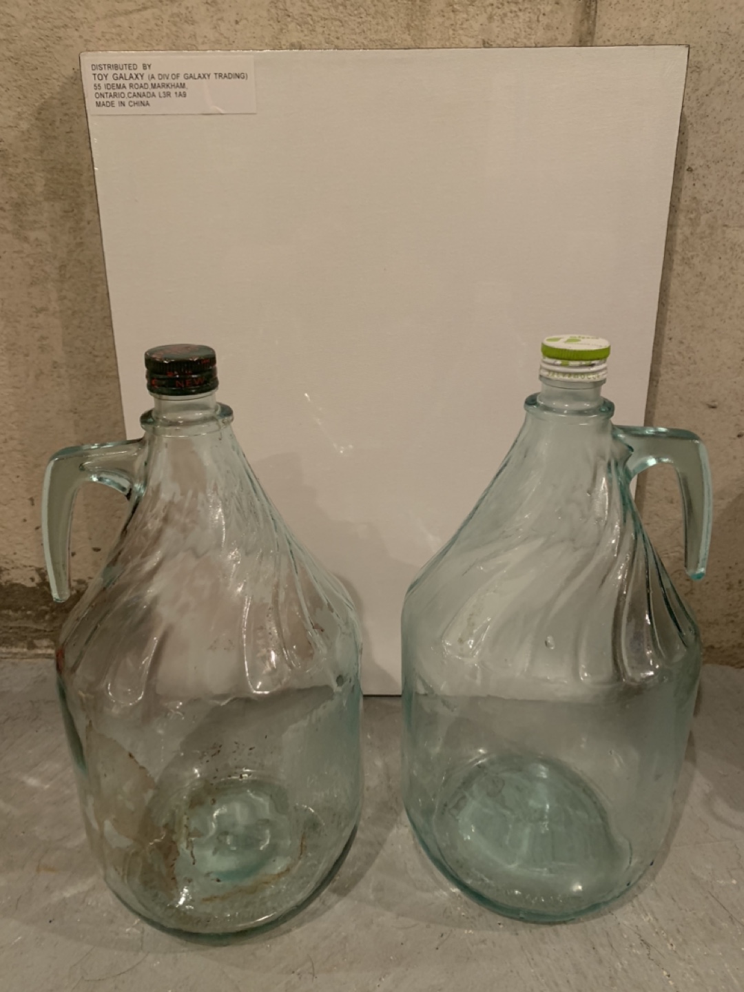 Two Vintage Glass Jugs - photo 2