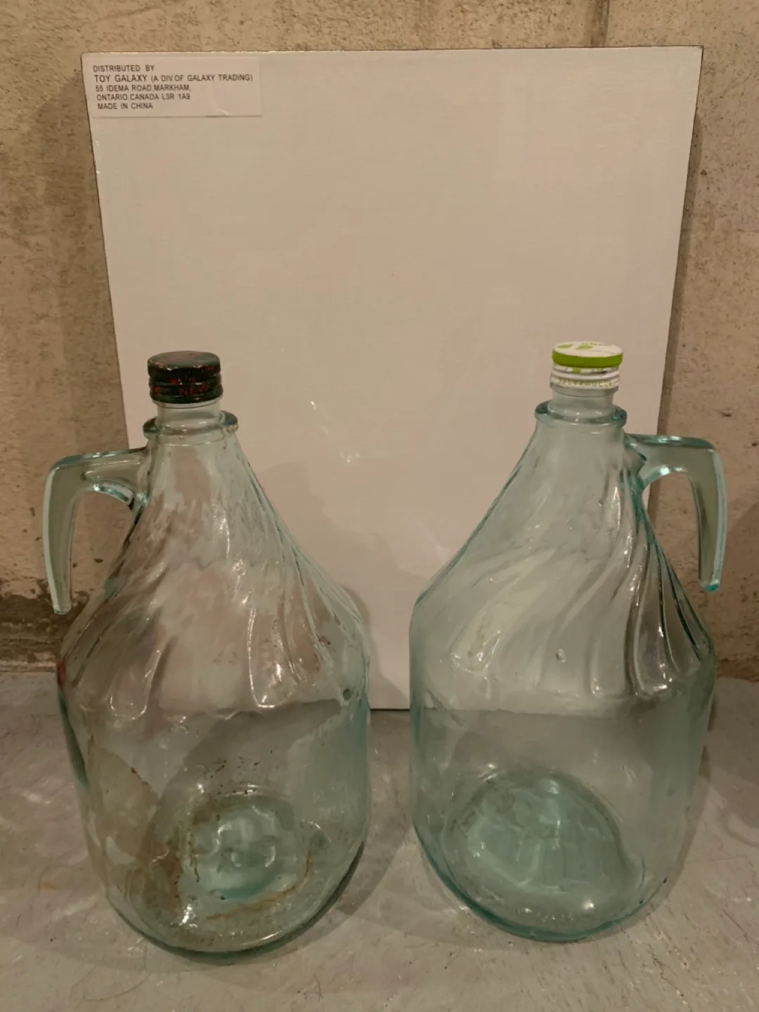 Two Vintage Glass Jugs image indicator(2)