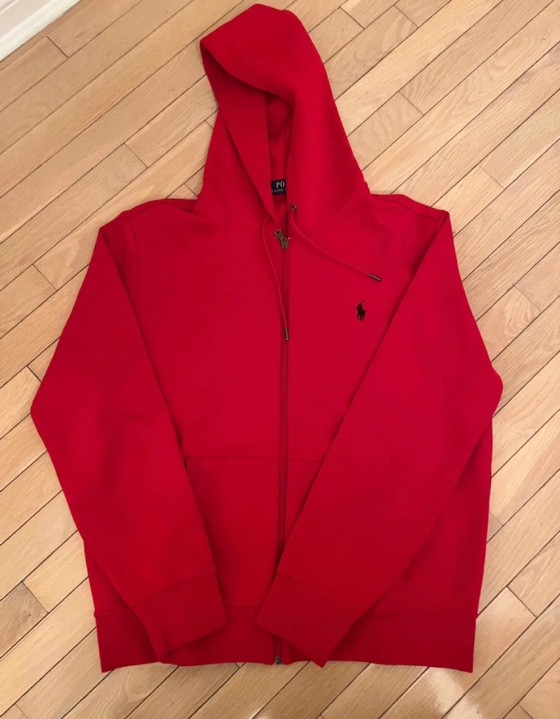 Men's Polo Ralph Lauren Red Zip-Up Hoodie and Joggers Set image indicator(3)
