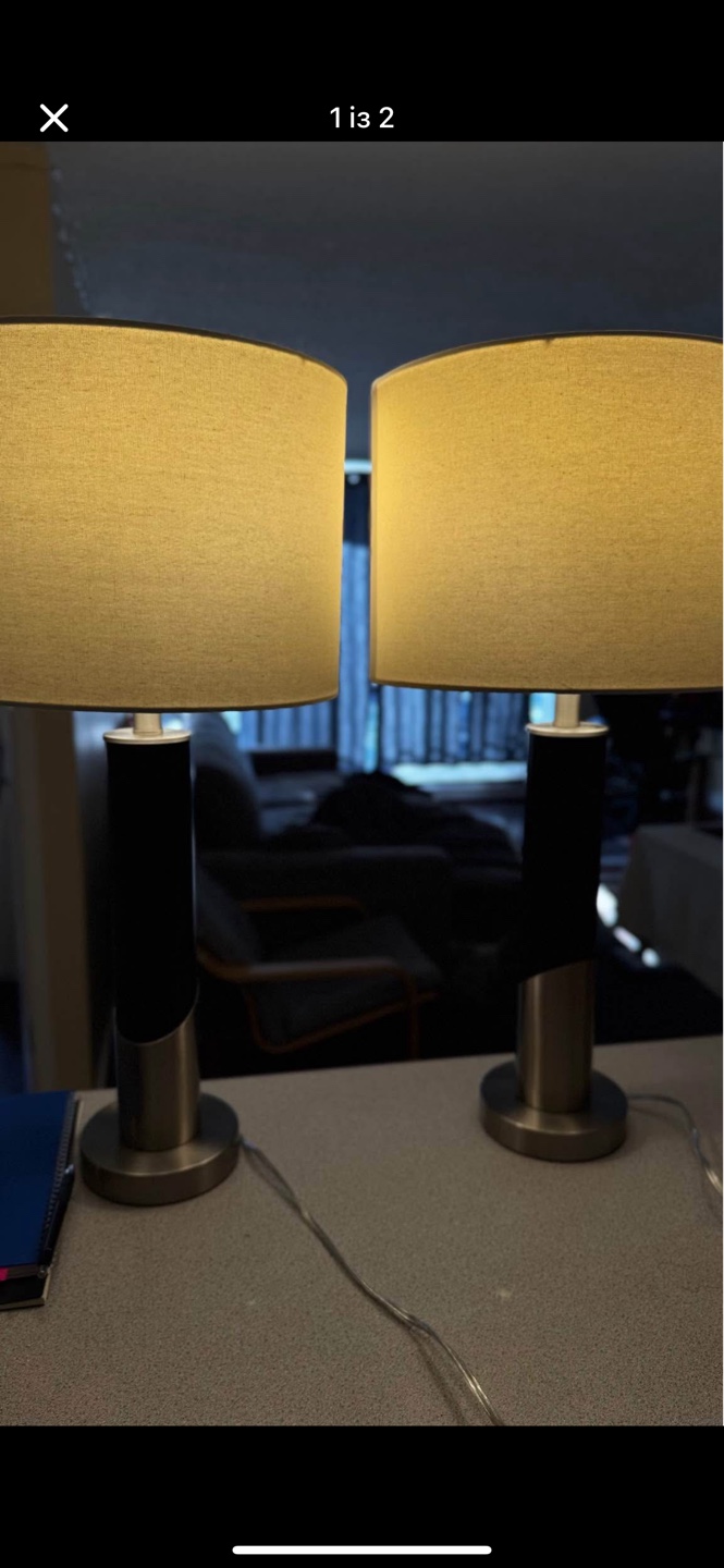 Pair of Modern Table Lamps