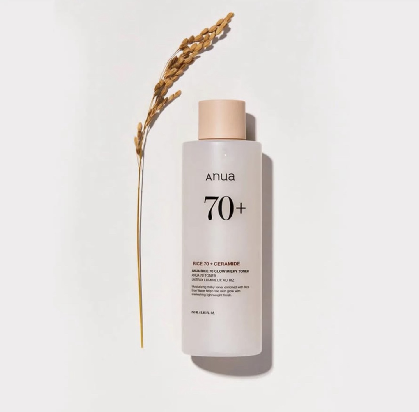 Anua Rice 70+ Ceramide Milky Toner 200ml