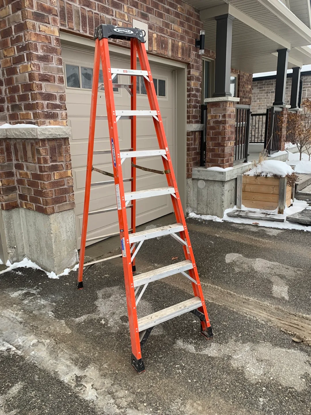 Werner 8ft Fiberglass Ladder thumbnail