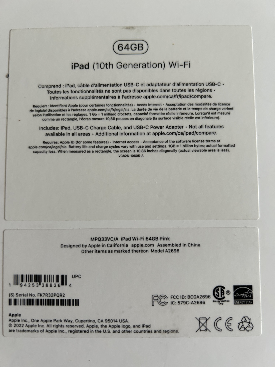 iPad (10th Generation) 64GB - Pink - photo 4