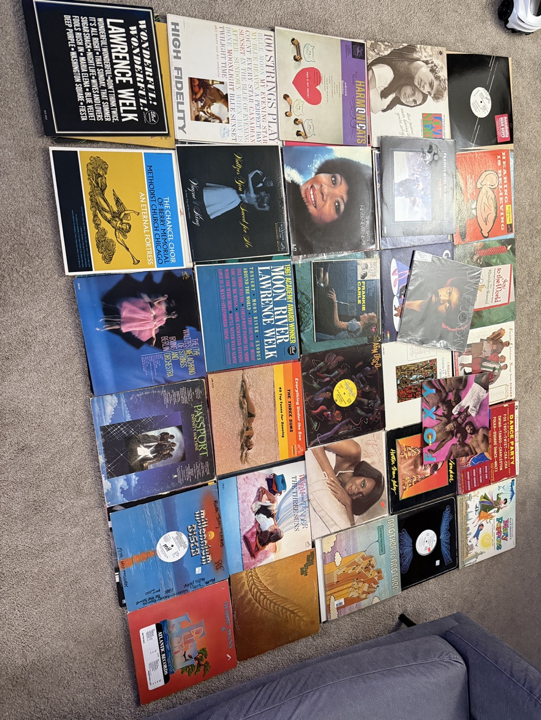 Huge Collection of Vintage Vinyl Records lot of 80 - photo 2