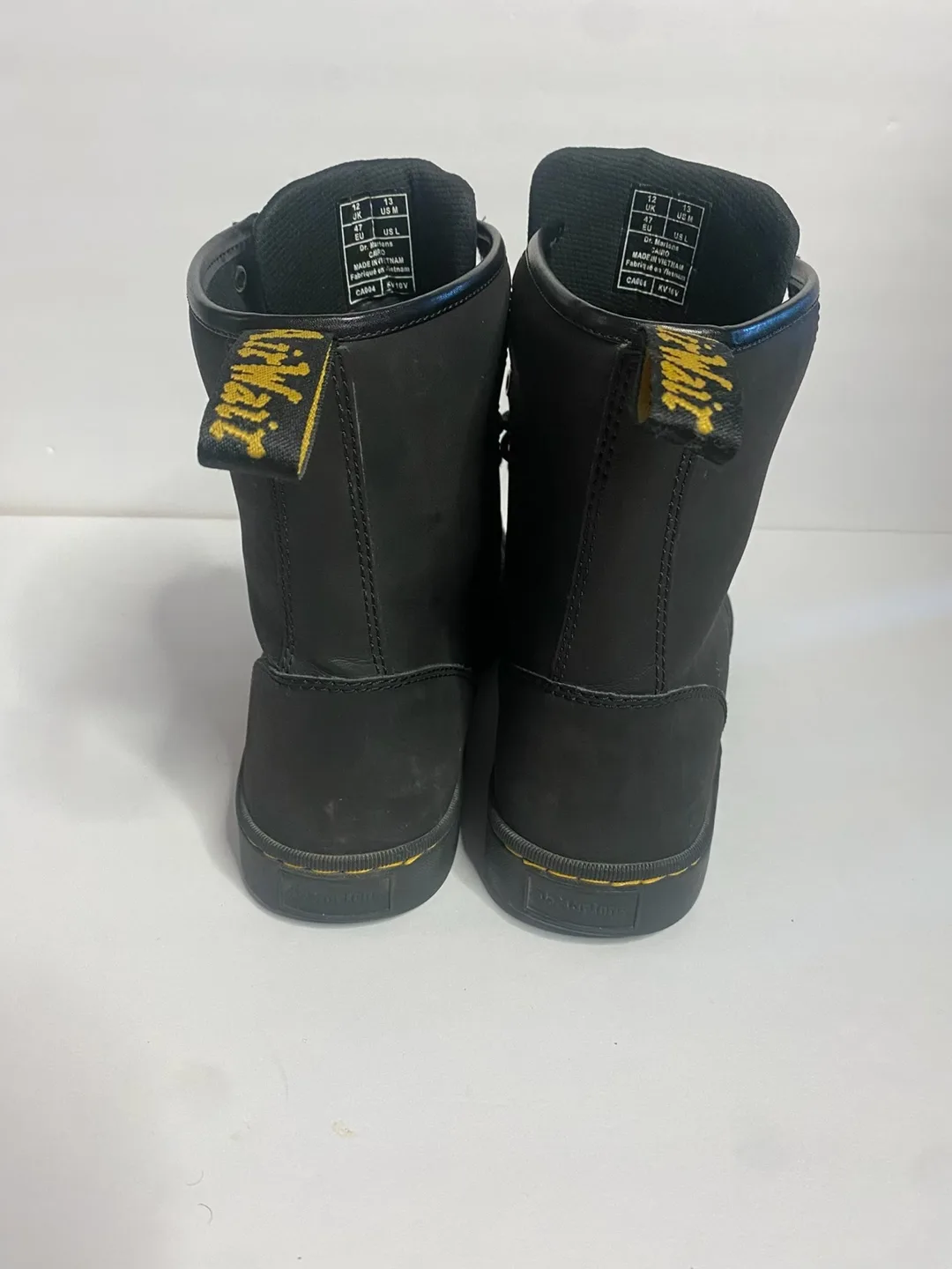 Dr. Martens Men's Black Leather Boots image indicator(3)