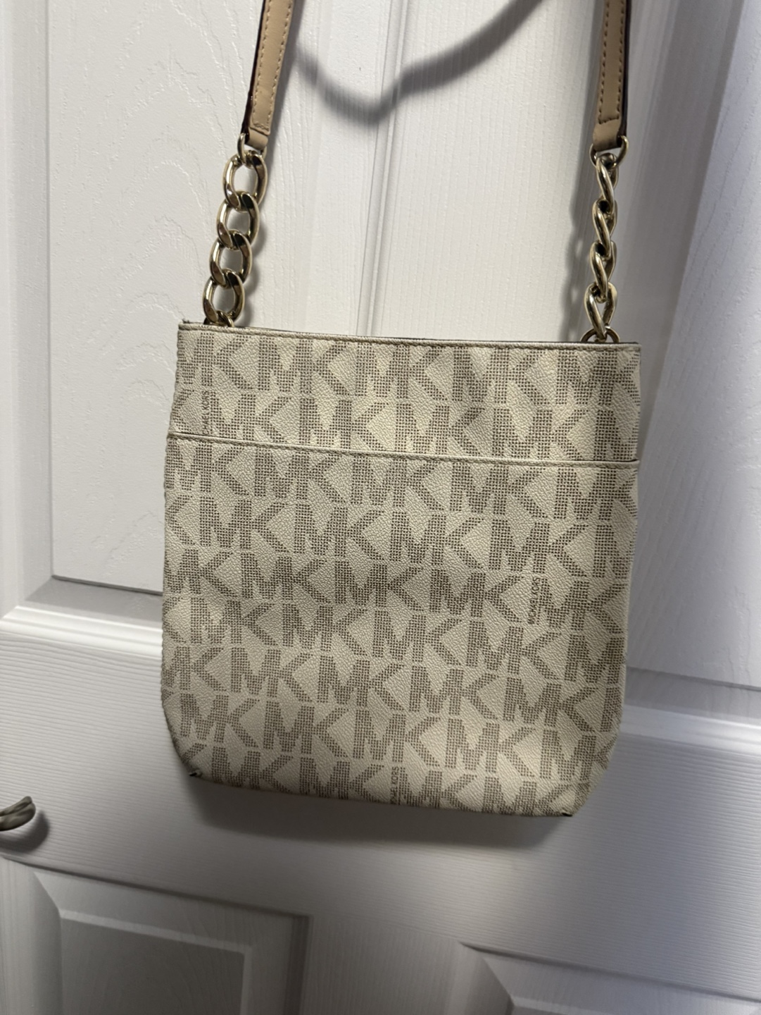 Michael Kors Beige Crossbody Bag