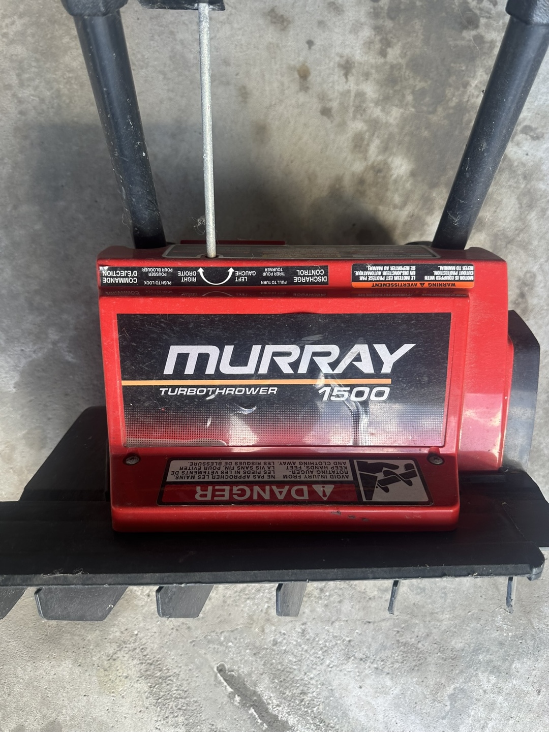 Murray 1500 TurboThrower Snowblower - photo 3