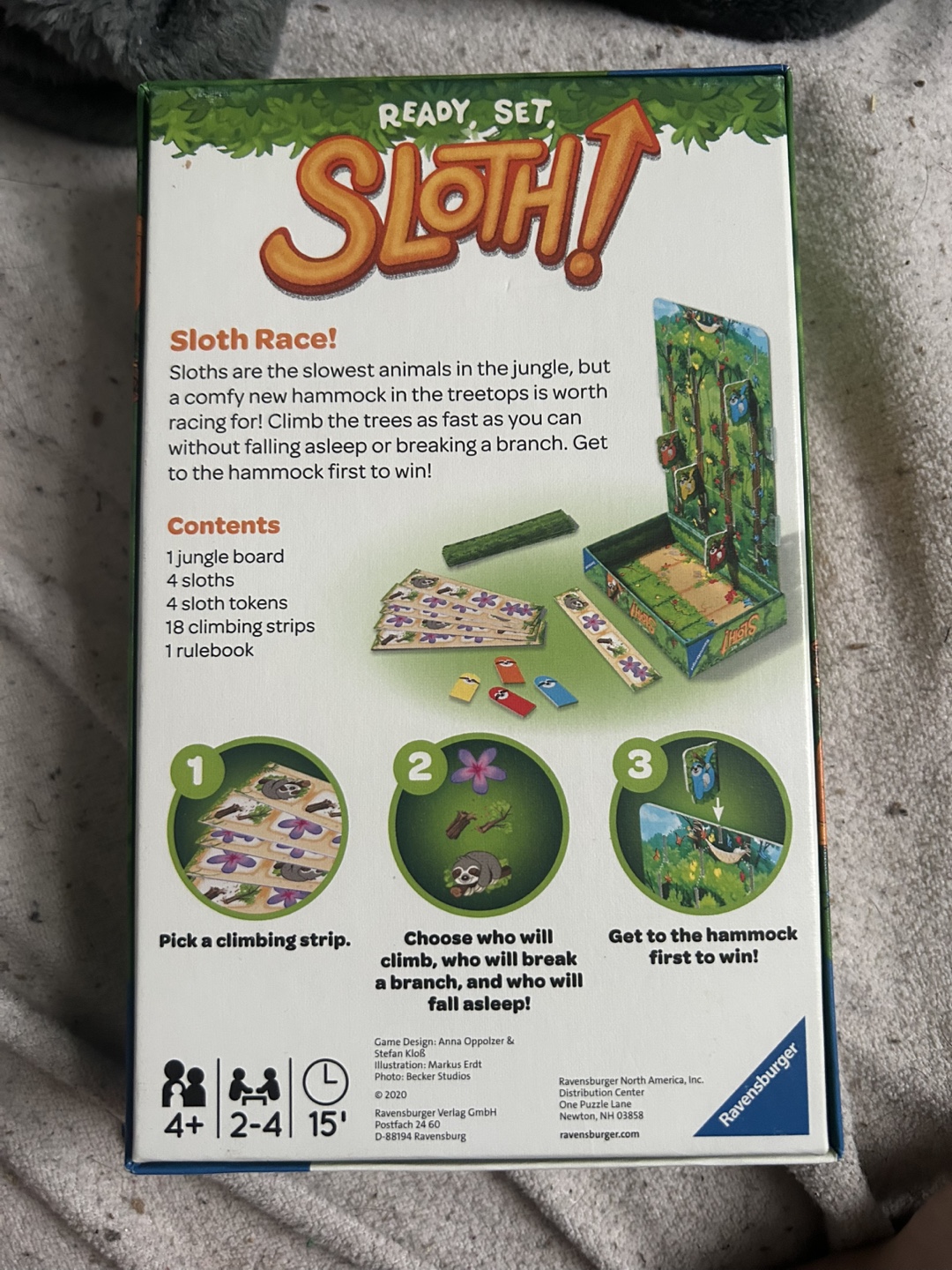 Ready, Set, Sloth! Board Game - photo 2