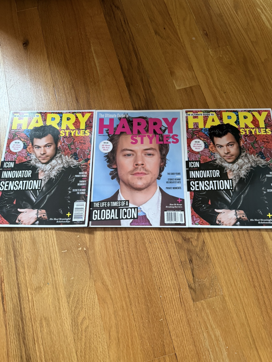 Three Harry Styles Magazines
