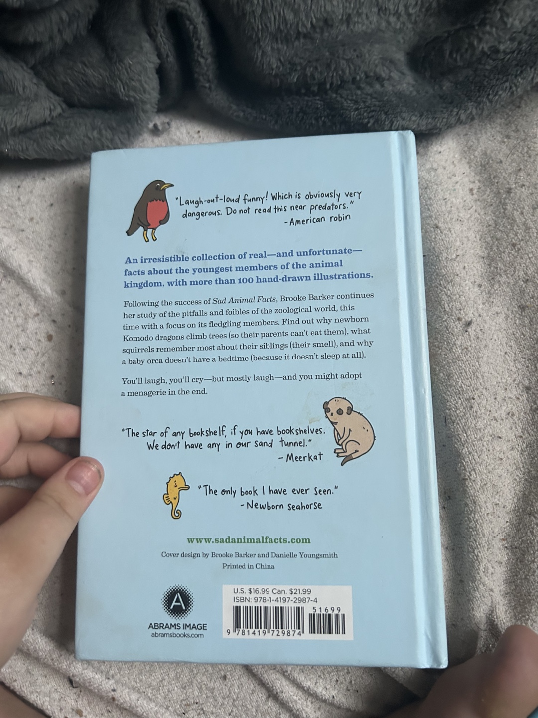 Sad Animal Babies Book - New! - photo 2