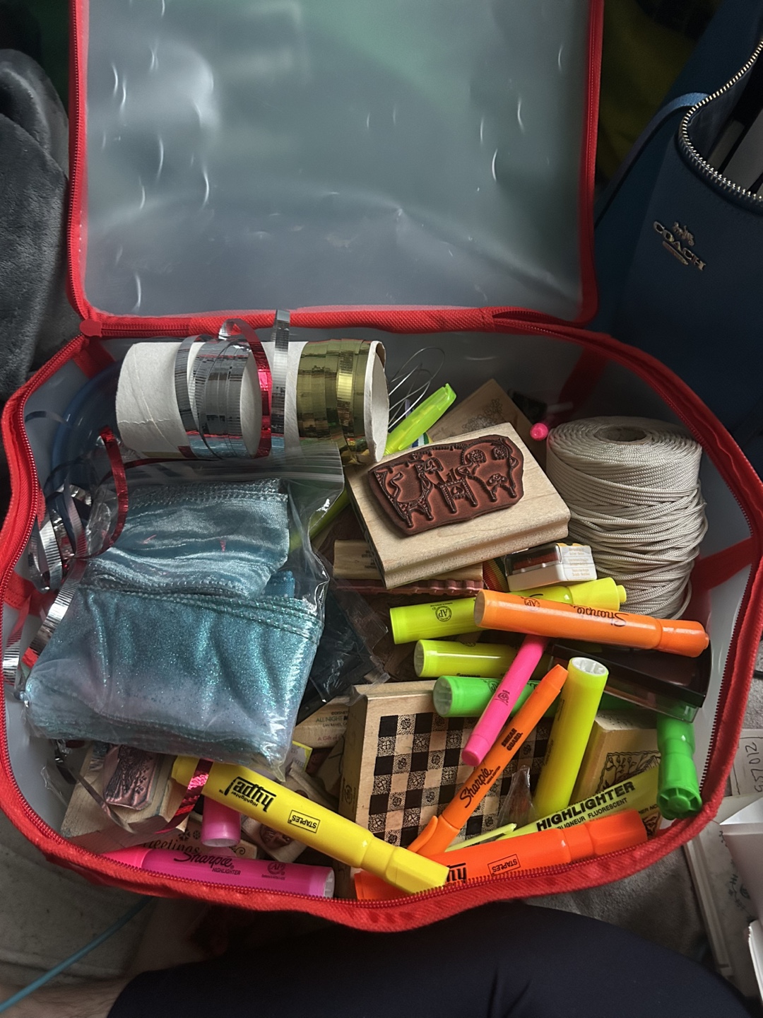 Craft Supplies Lot - Stamps, Markers, Adhesive Magnets & More! - photo 2