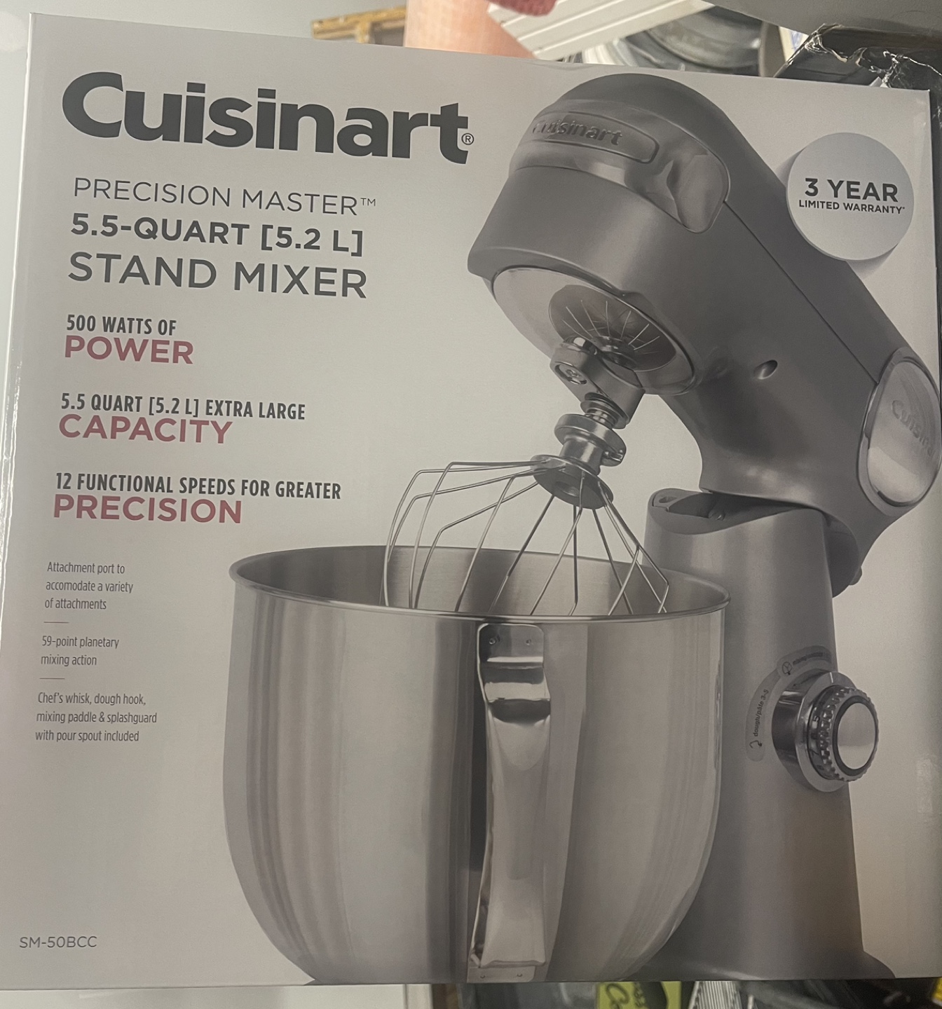 Cuisinart Precision Master 5.5-Quart Stand Mixer - photo 2