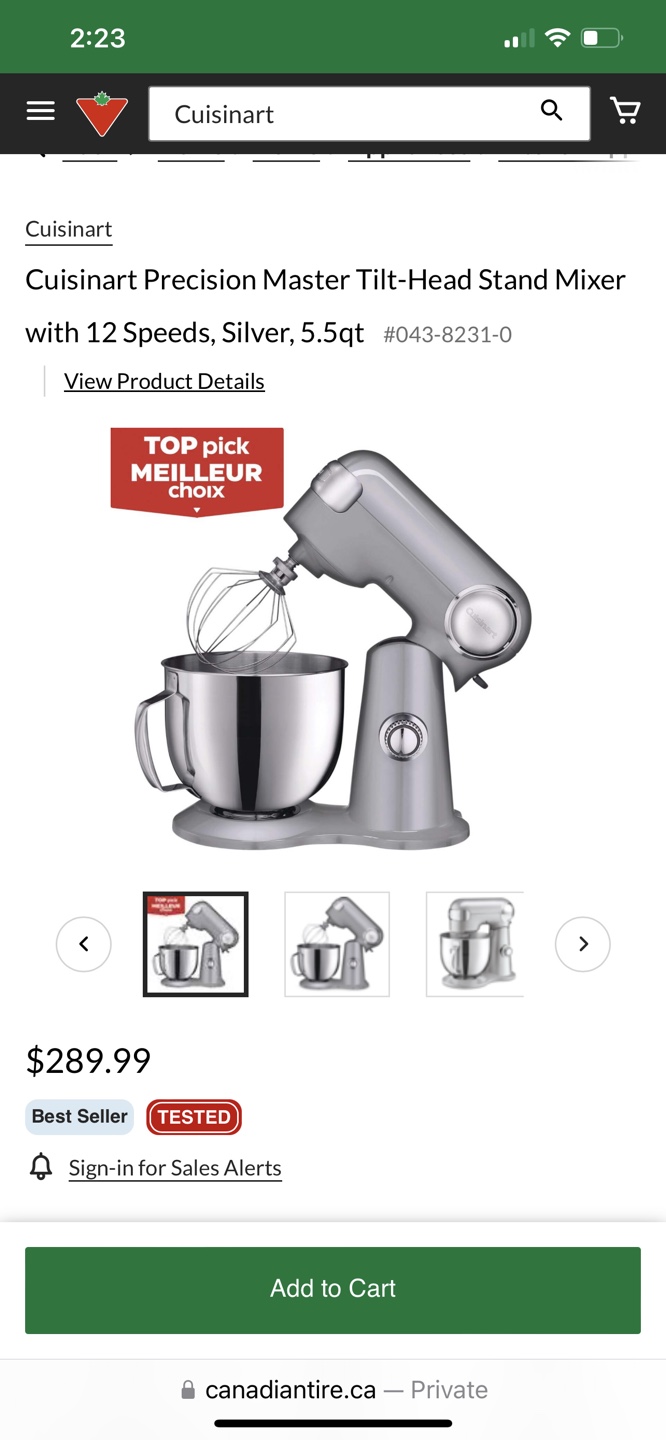 Cuisinart Precision Master 5.5-Quart Stand Mixer
