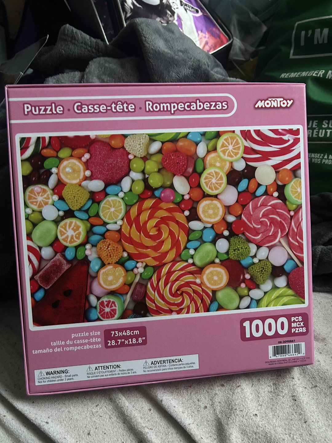 1000-Piece Candy Puzzle - MONTTOY - Unfinished - photo 2