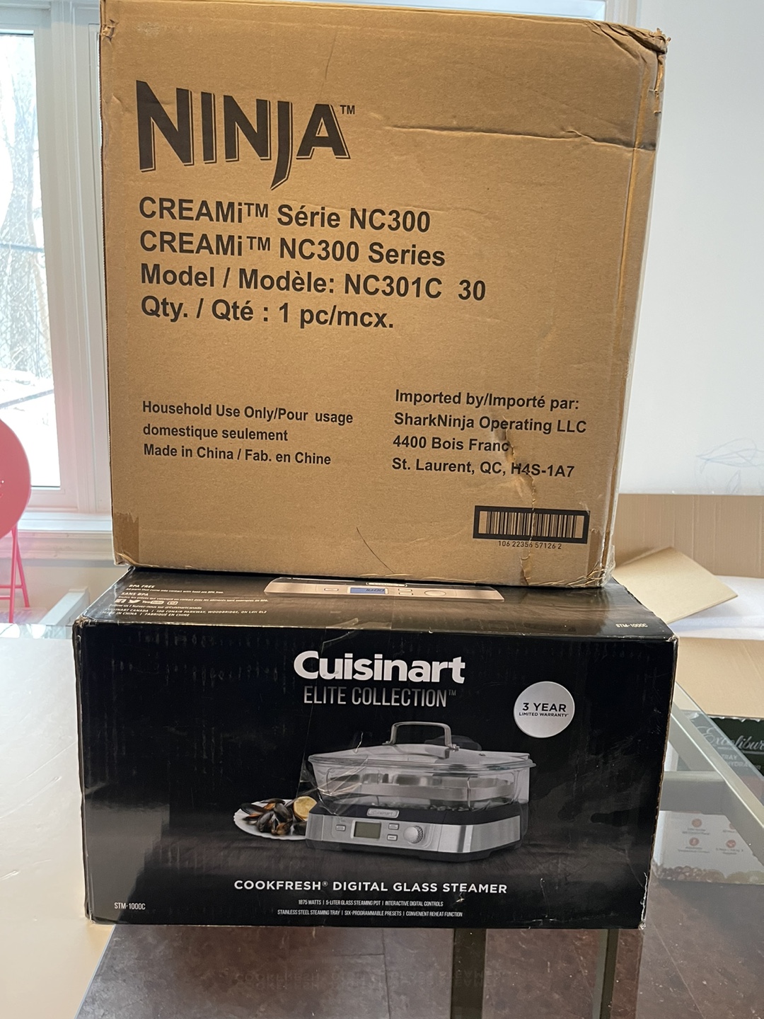 Bundle Deal: Ninja CREAMi(SEALED) & Cuisinart Digital Steamer
