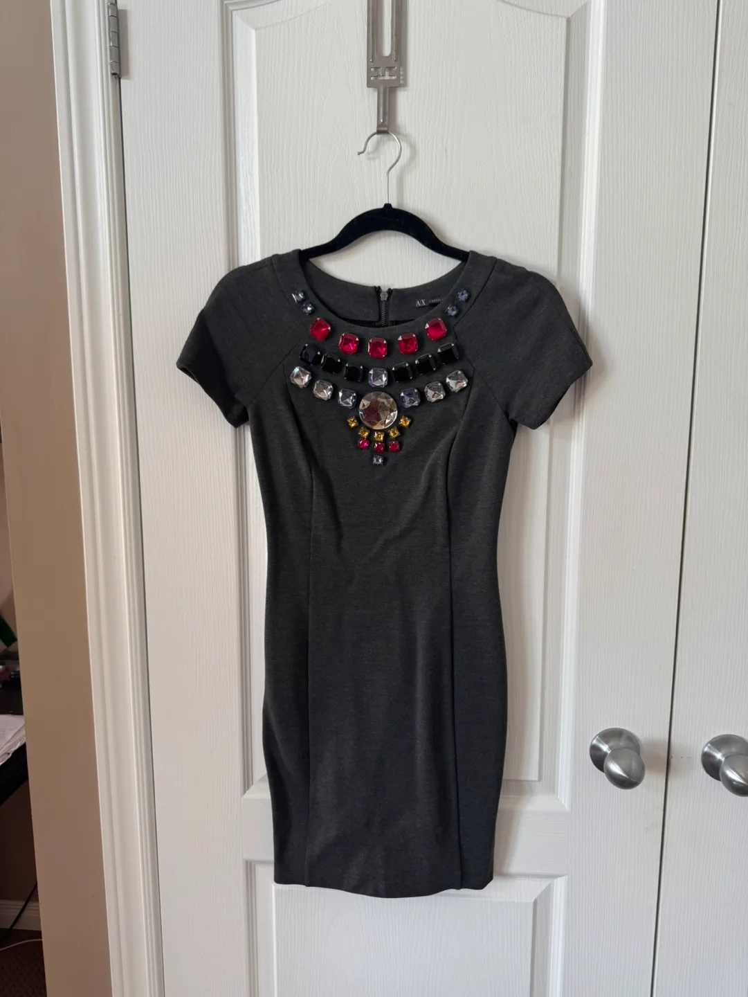 Armani Exchange Embellished Pencil Dress image indicator(2)