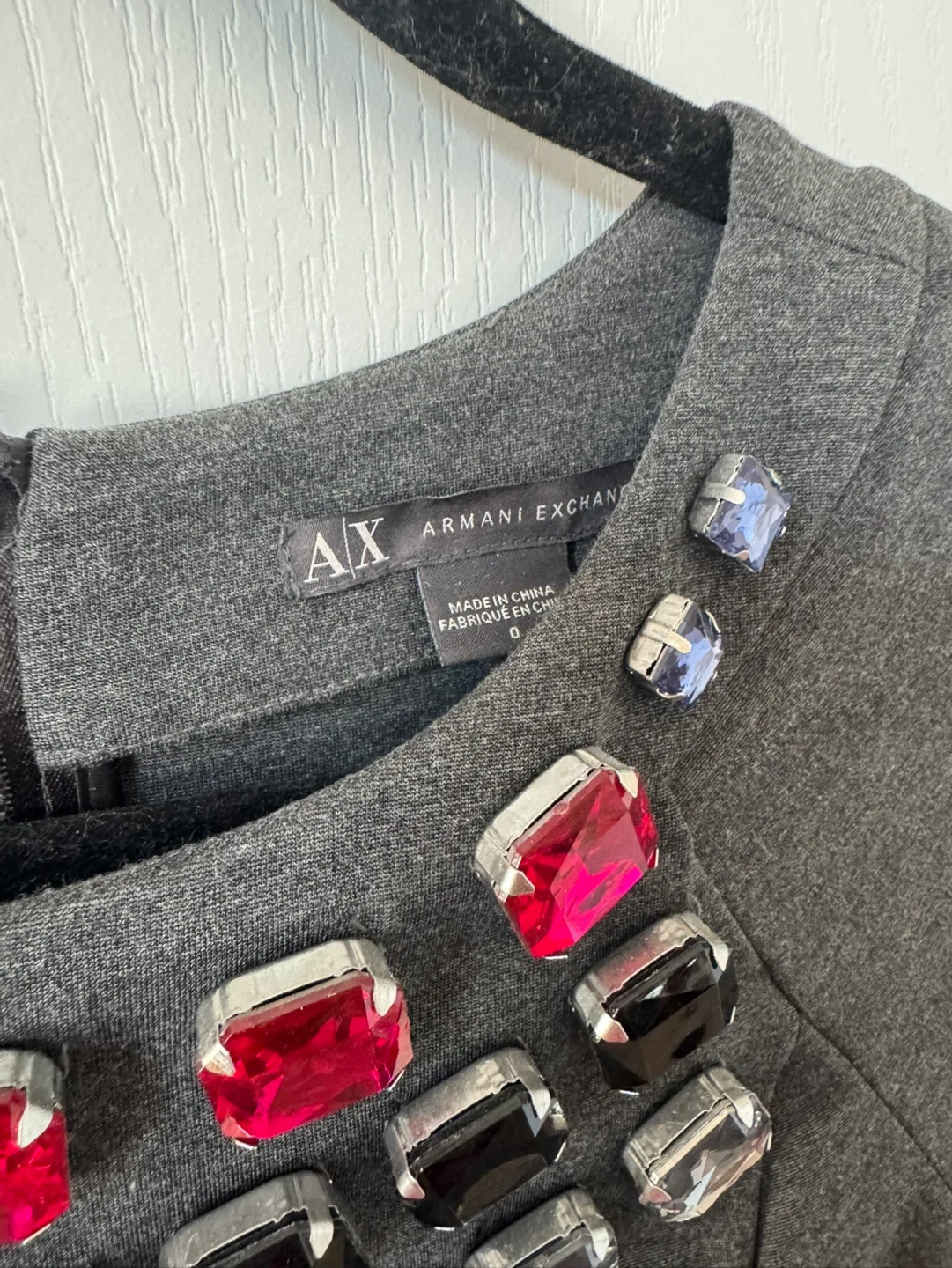 Armani Exchange Embellished Pencil Dress image indicator(3)