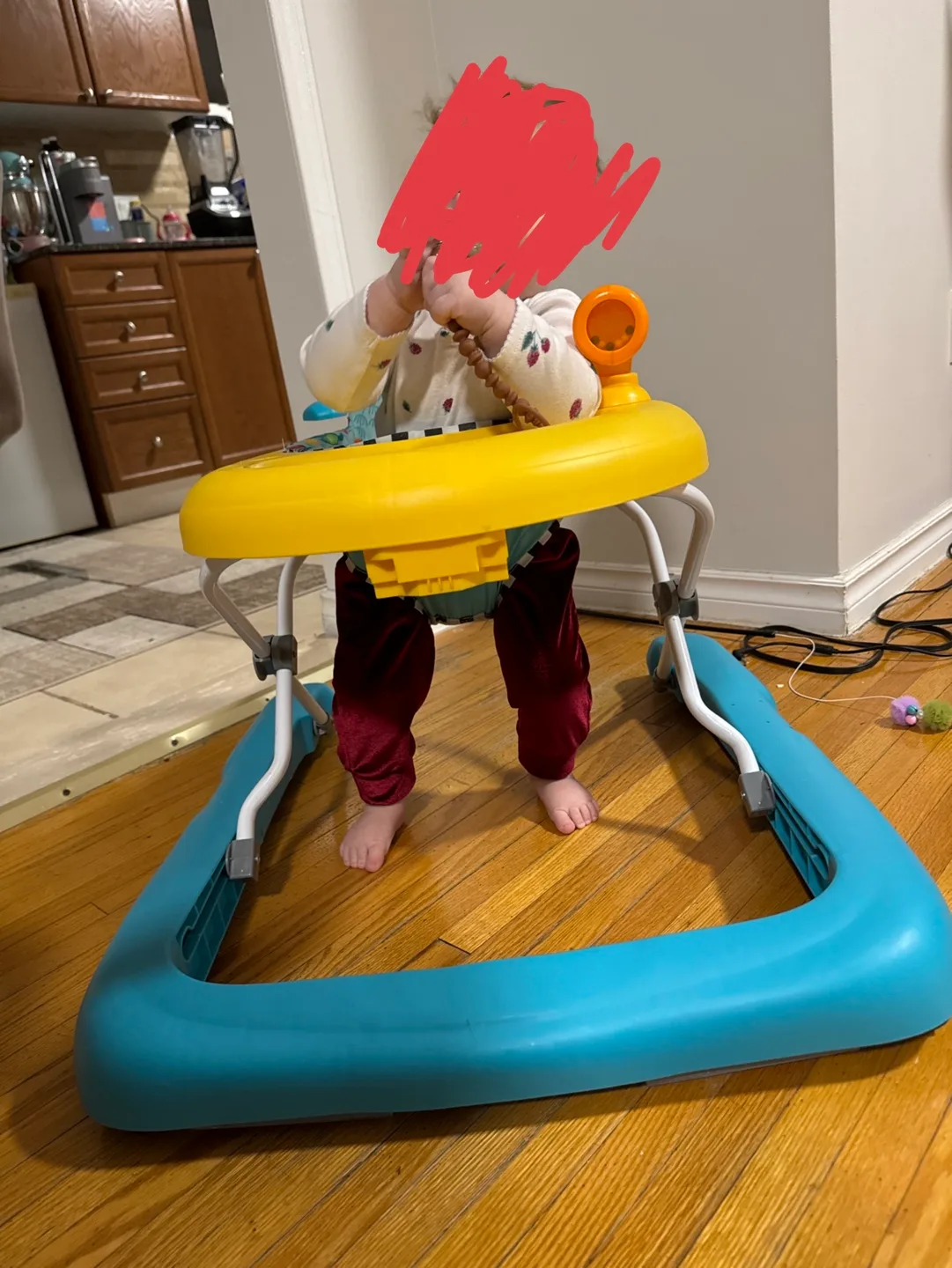 Baby Walker - Yellow and Teal image indicator(2)