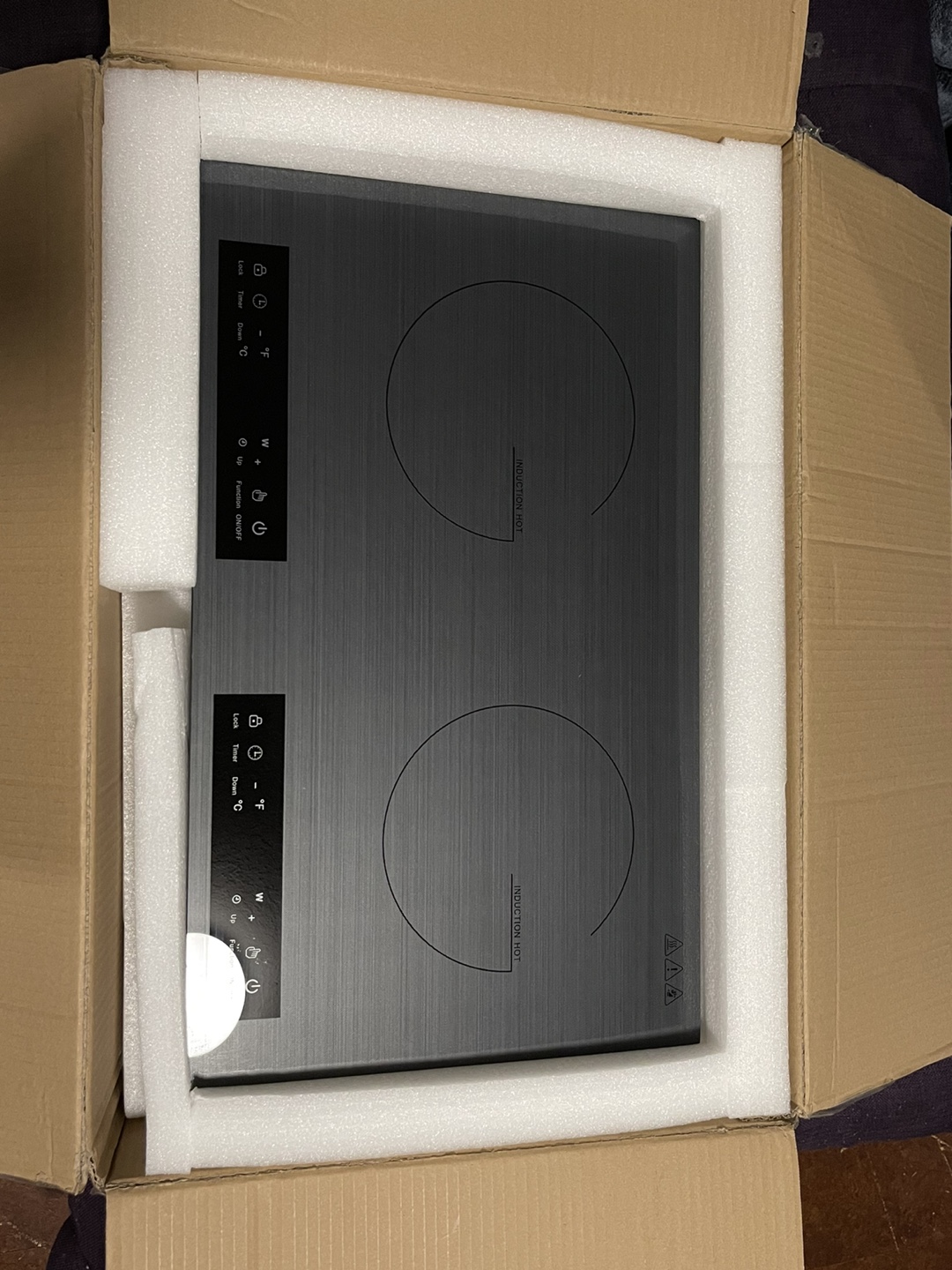 VBGK 4000W Double Induction Cooktop with LCD touch screen
