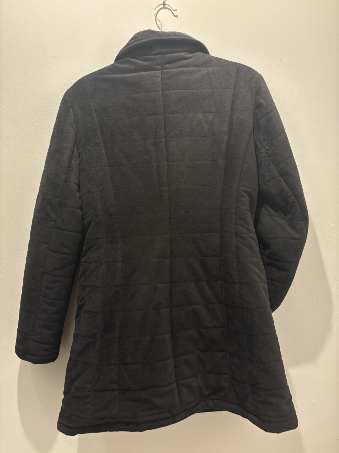 Women's black quilted jacket - photo 2