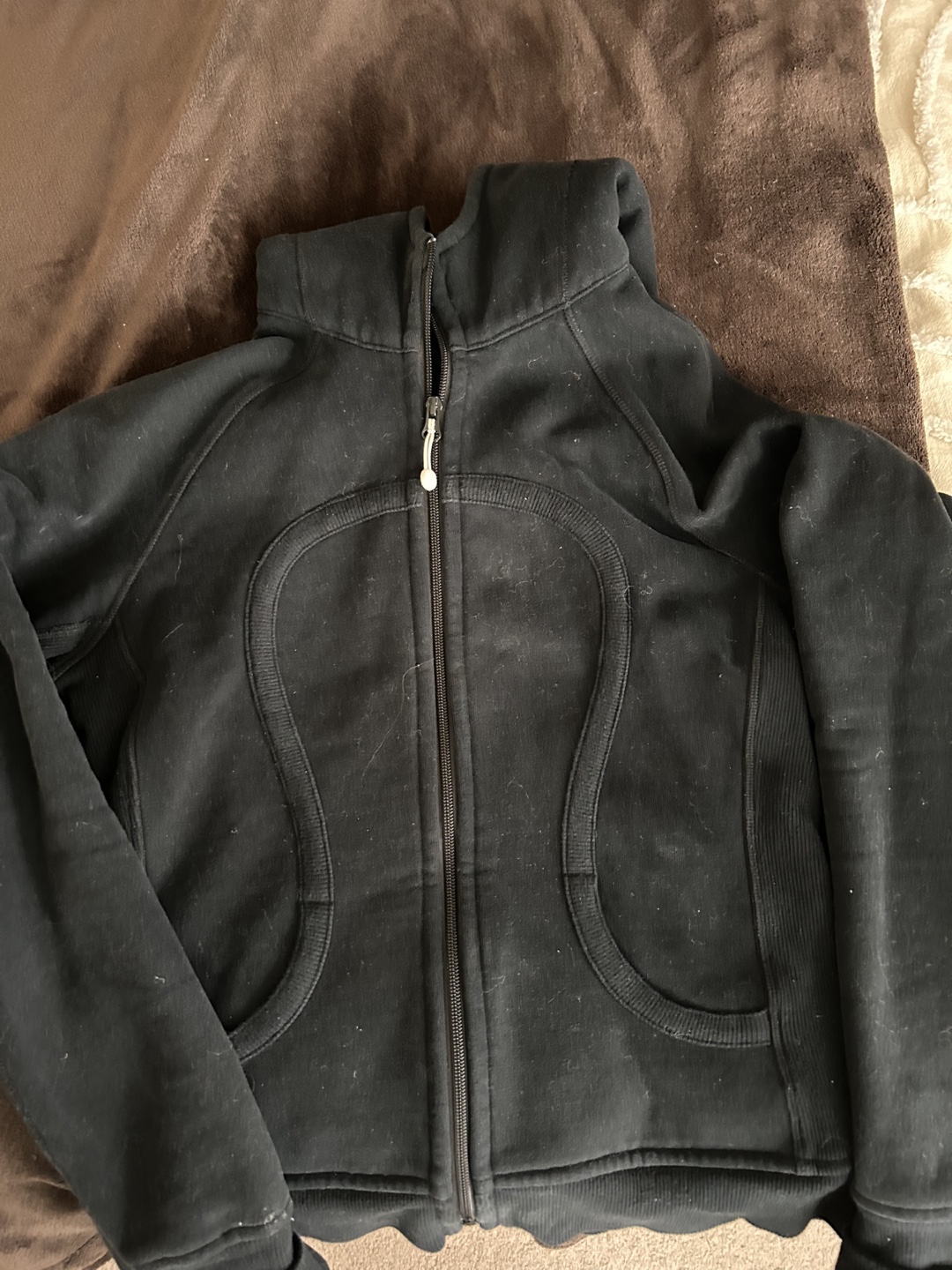 Lululemon Black Scuba Hoodie Zip-Up