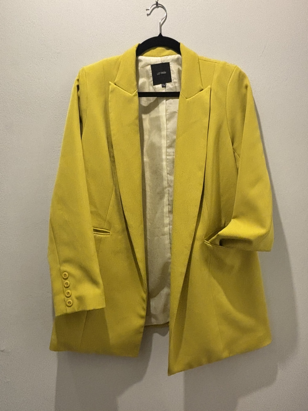 Lo Fassi Yellow long Blazer