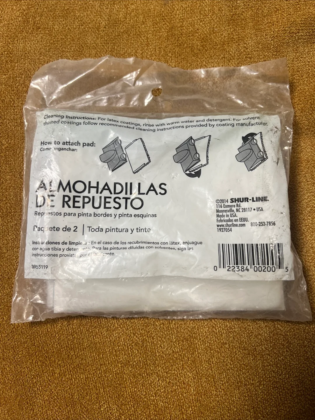 Shur-Line Replacement Pads for Edgers & Corner Painters - 2 Pack image indicator(2)