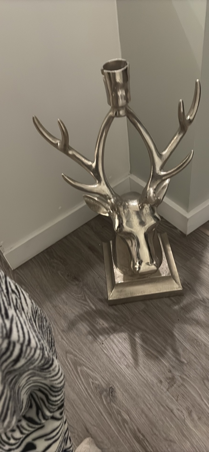 Silver Deer Head Champaign bowl - photo 2