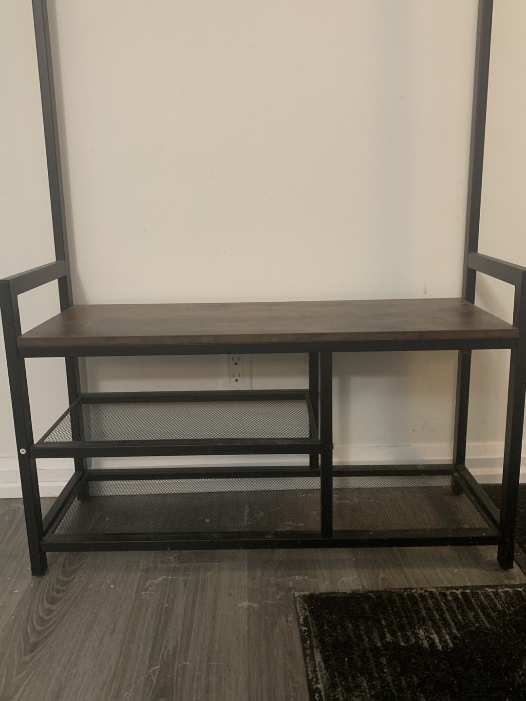 Coat Rack With Bench - photo 4
