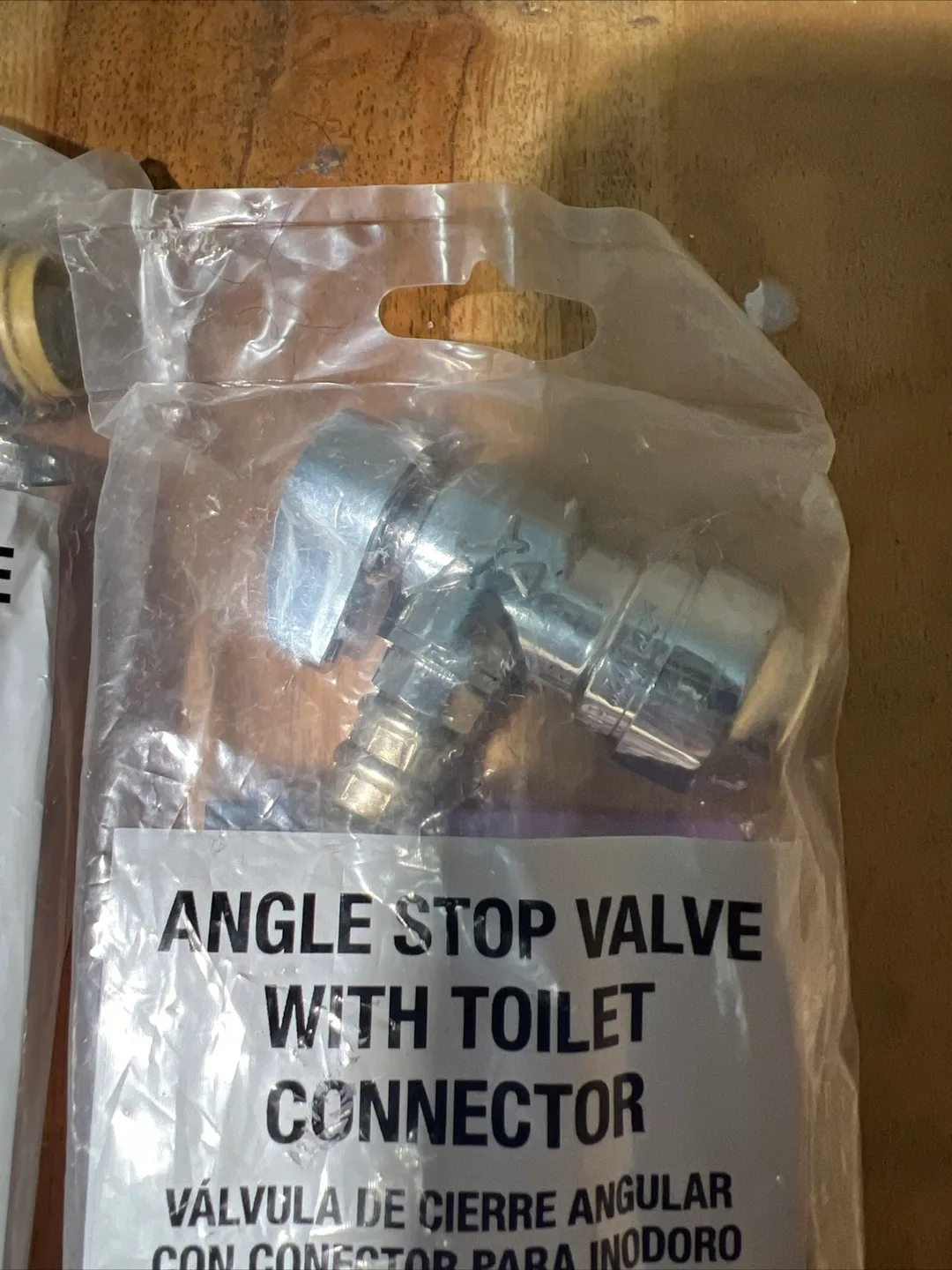 SharkBite 1/2" x 7/8" Angle Stop Valve with Toilet Connector image indicator(3)
